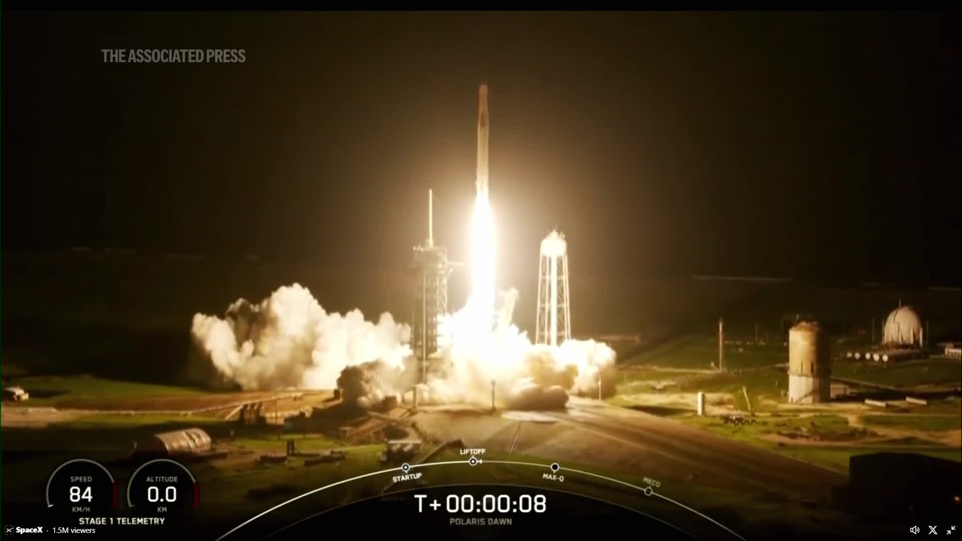 SpaceX lanza el primer paseo espacial privado WFLA