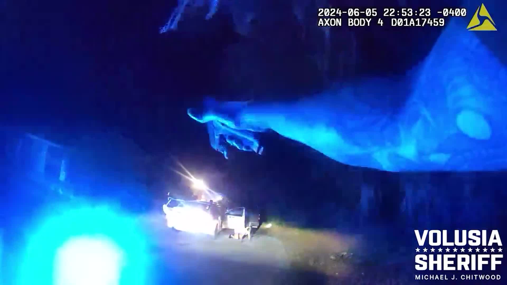 2 suspects bail out of fleeing car, hide in water – WFLA