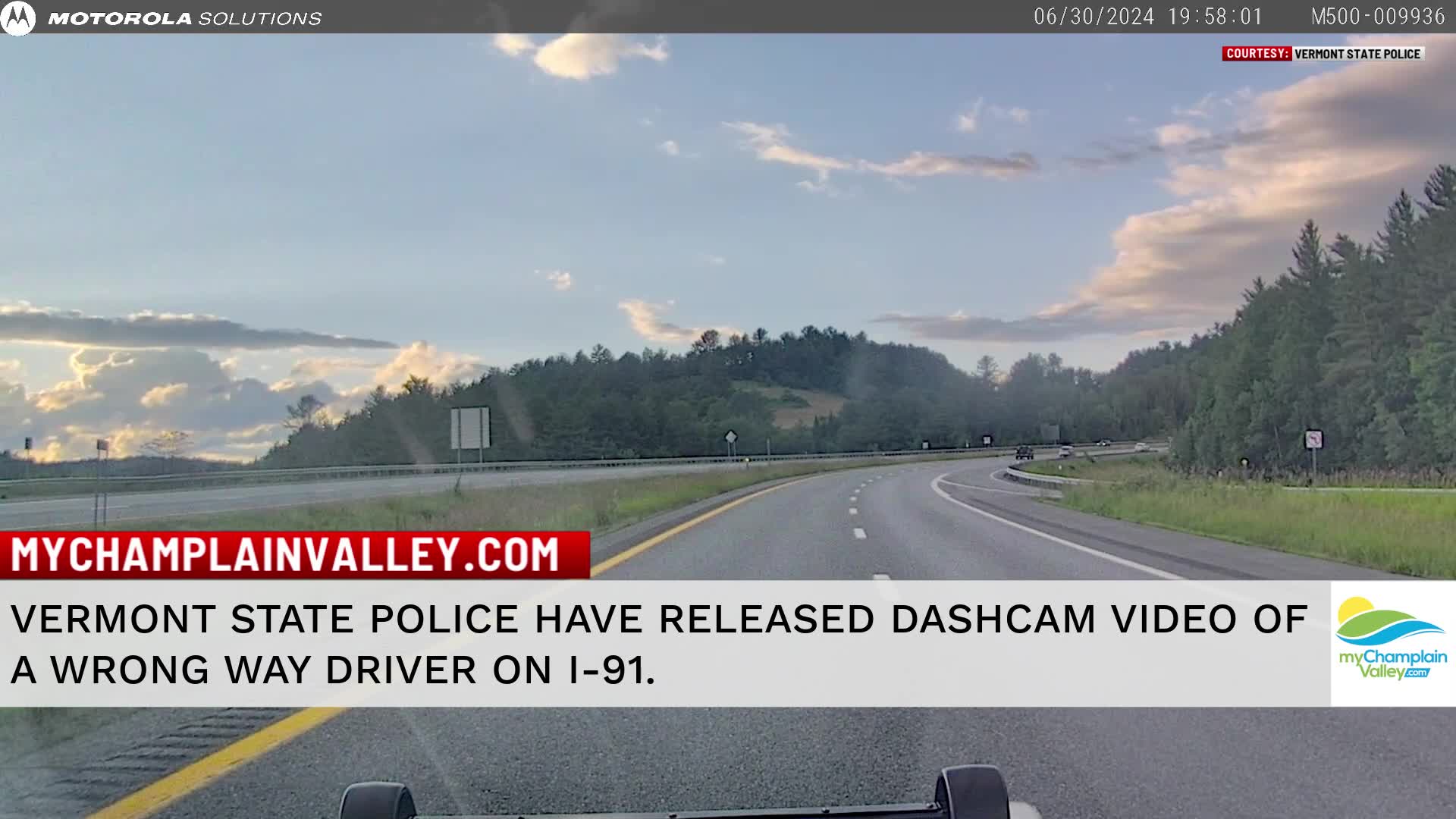 Police dashcam video shows wrong way driving incident on I-91 – ABC22 ...