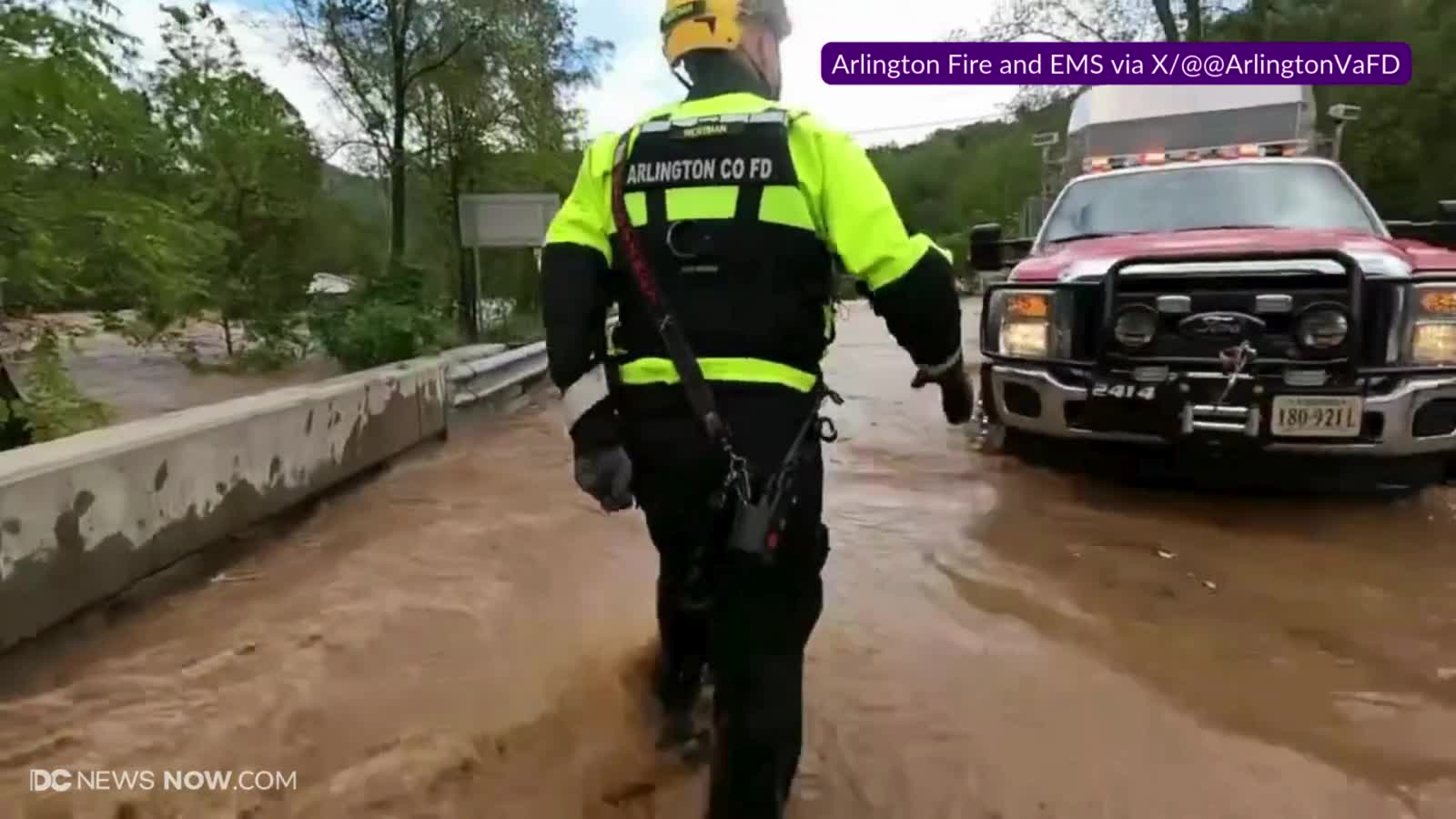 Arlington County crews make rescue in Southwest Virginia after