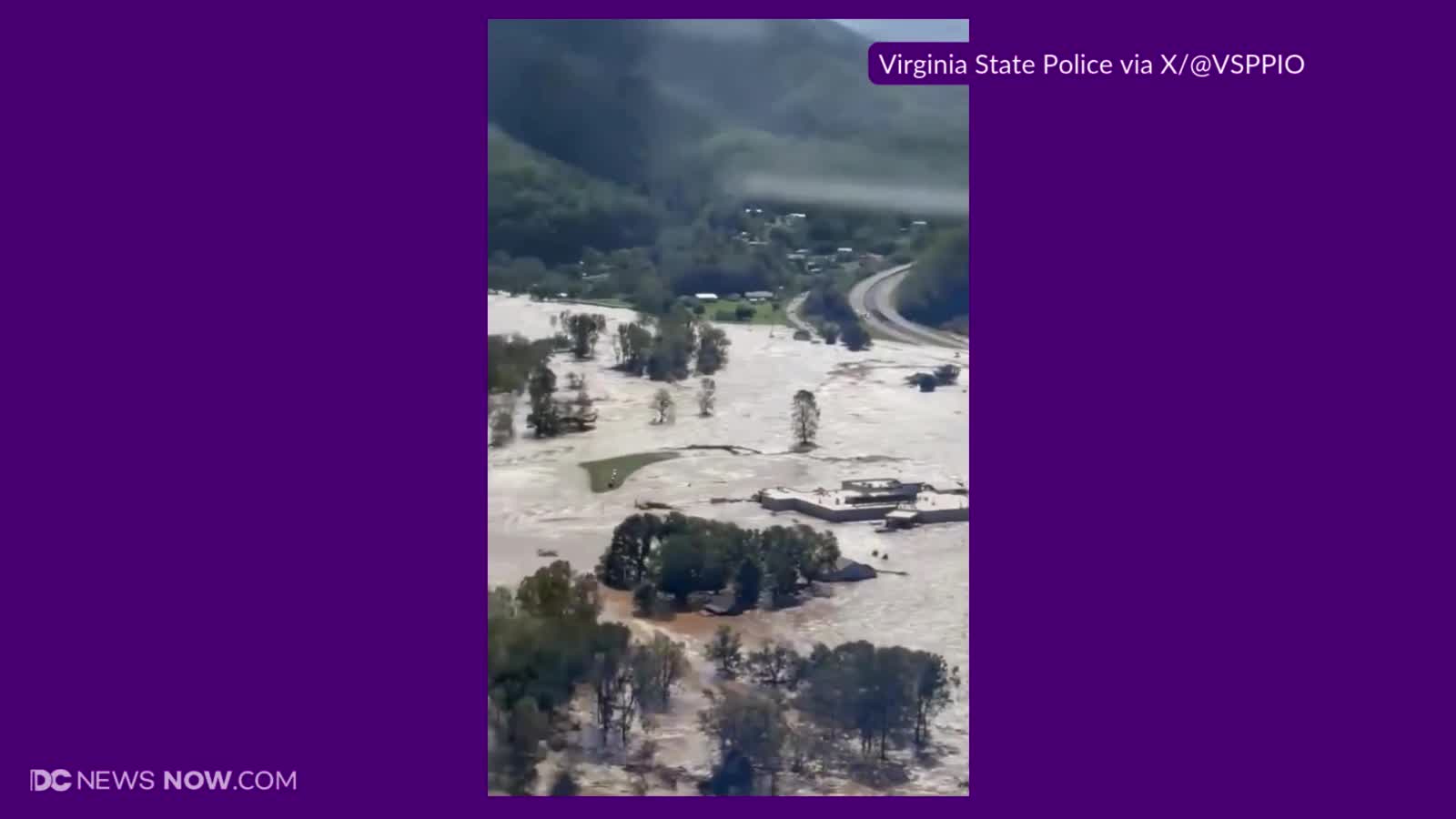Virginia State Police help rescue people stranded at hospital in
